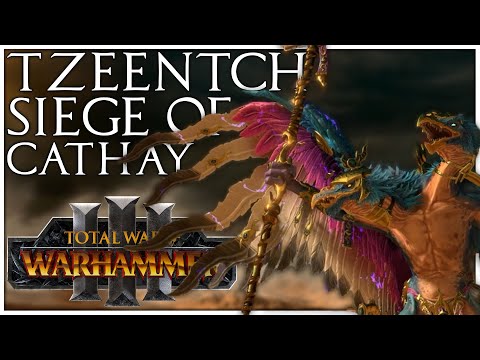 The Siege of the Snake Gate || Cathay vs Tzeentch || Total War Warhammer 3