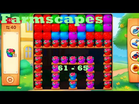 Farmscapes Level 61 - 65 HD Gameplay Walkthrough |  3 - match game | android | ios | pc | app