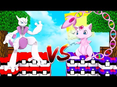MEGA MEW VS MEWTWO - ILHA LUCKY PIXELMON MINECRAFT