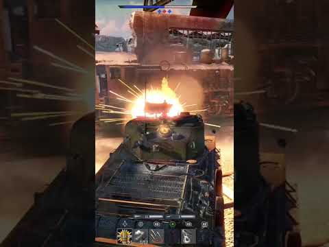 Blowing up a train in War Thunder