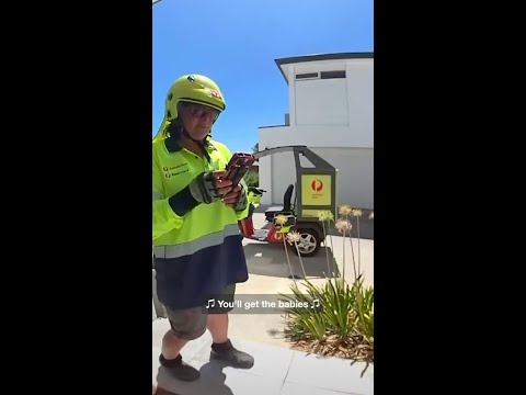 Aussie postie caught delivering absolute vocals on a customer's Ring cam