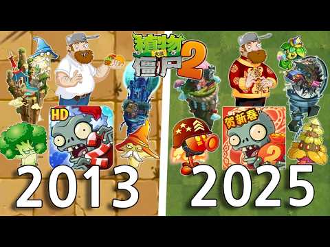 The History of Plants Vs Zombies 2 China (2013 - 2025)