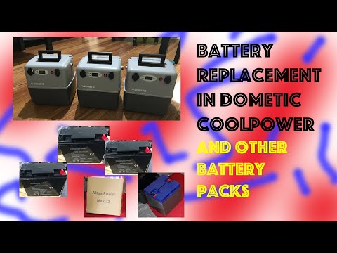 Battery Replacement in Dometic CoolPower RAPS44 Power Pack