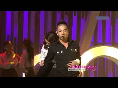 Live! HD 720p 100730 Music Bank Taeyang - Solar + I Need A Girl