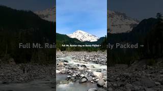 This was our pre-cruise day before Alaska… 😳🏔️Full Mt. Rainier vlog on Barely Packed.