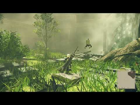 2B and 9S being cute NieR:Automata