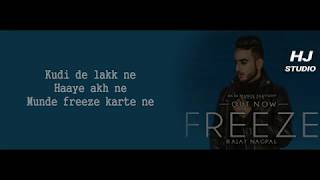 Freeze Rajat Nagpal Lyrics