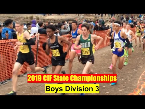 Boys D3 - 2019 CIF XC State Championships