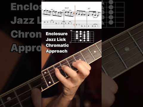 Enclosure Jazz Lick - Chromatic Approach in C