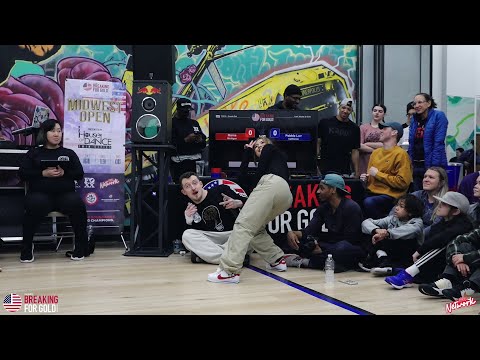 Mama Vs Pebblz Luv - B-Girl Top 16 - Midwest Open 2023 - Breaking For Gold USA - BNC