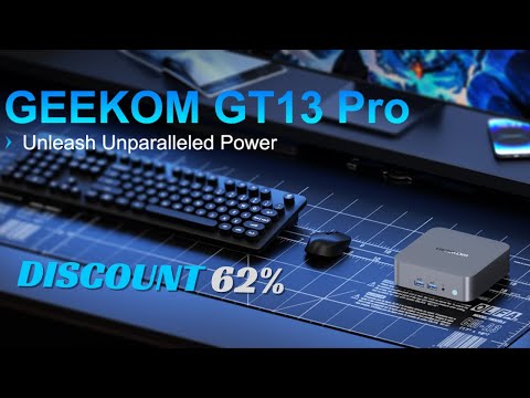 GEEKOM Mini PC Mini IT13, 13th Gen Intel i9-13900H NUC13 Mini Computers