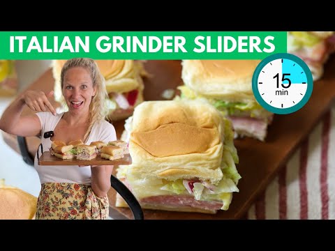 Chopped Italian Grinder Sliders | Quick & Easy