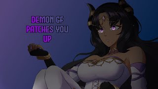 Demon GF Patches you up [Comforting] [F4A] [ASMR]