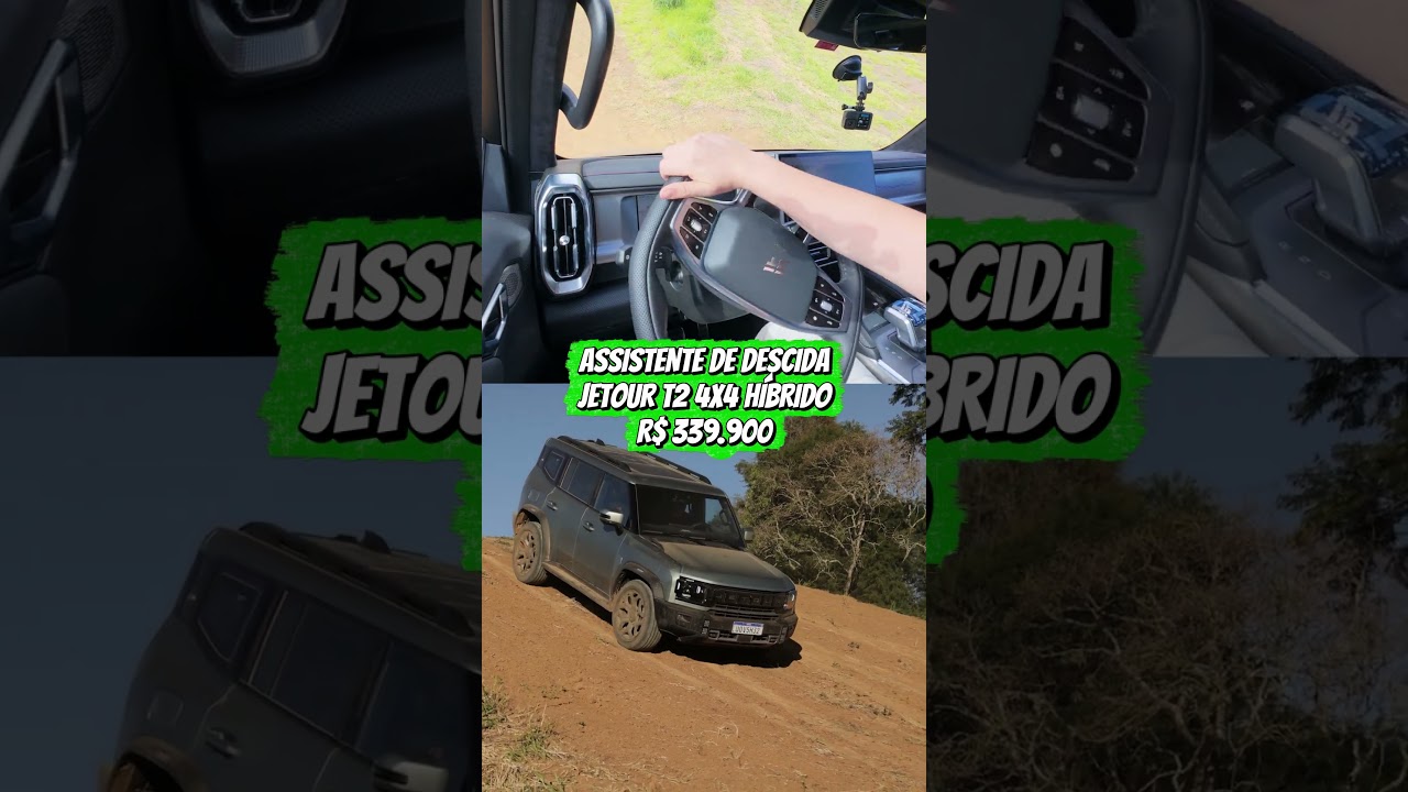 TESTE EXTREMO: Assistente de descida do Jetour T2 4x4! 🚙💨