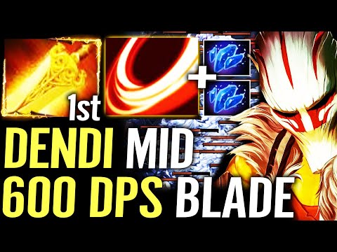 🔥 DENDI 600 DPS Juggernaut MID — Radiance 1st Item 100% Invincible MASTER Blade Fury Dota 2 Pro