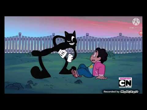 Cartoon Cat sings Other friends. But Spinel is Cartoon cat