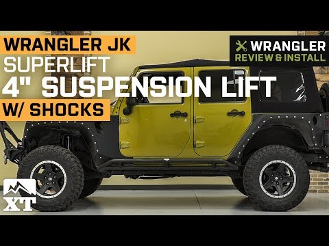 Jeep Wrangler JK SuperLift 4" Suspension Lift Kit w/ Shocks (2007-2018 4 Door) Review & Install