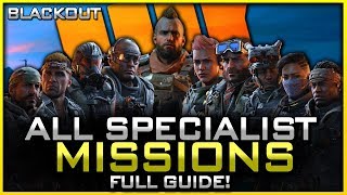 How to Unlock ALL of the Specialist Characters in Blackout! (Full Mission Guide!)