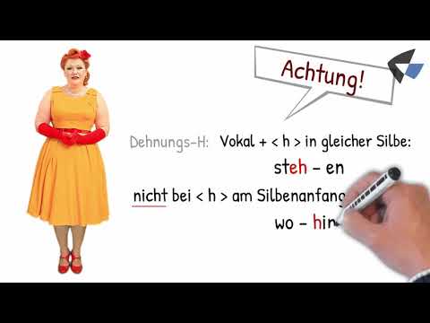 AUSSPRACHE DEUTSCH - FOLGE 6: Dehnungs-H: Wie Vokal+H zum langen Vokal wird.