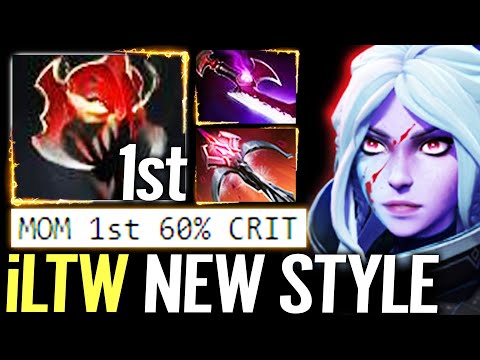 🔥 iLTW Drow Ranger NEW STYLE Fast Farm — MoM + Daedalus SE 60% Crit Strongest Carry Dota 2 Pro