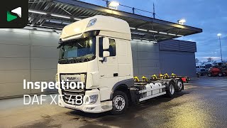 DAF XF 480 6X2 BDF FAN SSC Retarder Automatic Euro 6 container chassis | Image 4 - Autoline