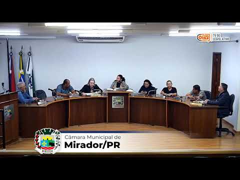 39ª SESSÃO EXTRAORDINÁRIA DA CAMARA MUNICIPAL DE MIRADOR-PR