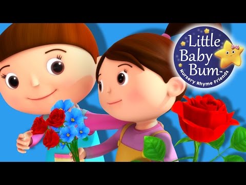 Roses Are Red Song | Nursery Rhymes for Babies by LittleBabyBum - ABCs and 123s