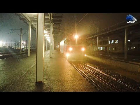 LE5100KW 474031-8 & Marfar CFR MARFĂ Freight Train in Gara Deva Station - 18 February 2021