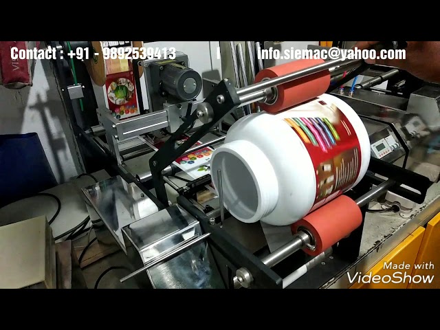 Jar Sticker Labelling Machine - Jar Sticker Labeling Machine ...