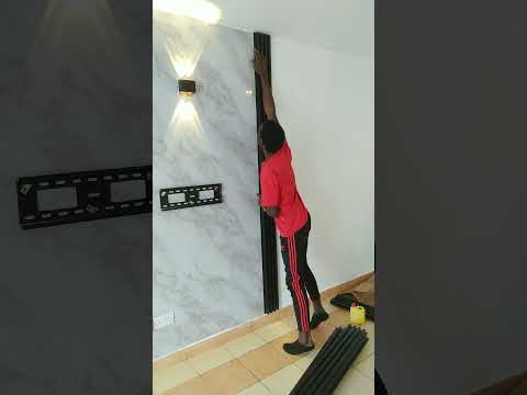 FLUTED WALL PANEL & MARBLE UV BOARD INSTALLATION