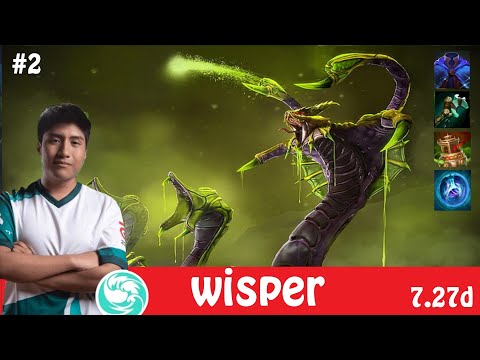 [DOTA 2] bc.Wisper the VENOMANCER [OFFLANE] [7.27D] [2]