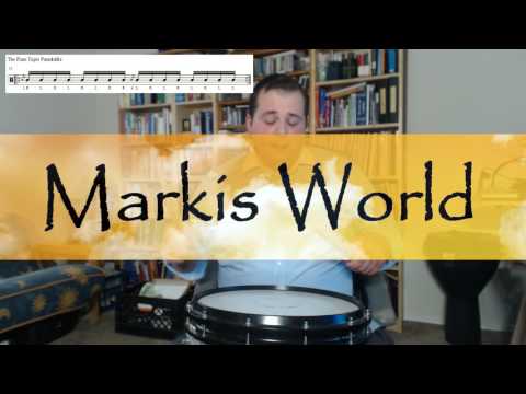 The Flam Triple Paradiddle Drum Rudiment - D Mark Agostinelli  | Markis World - The Drum Teacher Guy