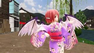 【MMD】浴衣着たみすちーにKIMONO♥PRINCESSを踊ってもらいました