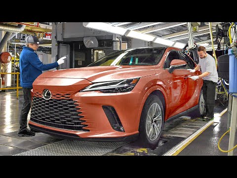 Inside Mega Factory Building the New 2023 Lexus RX