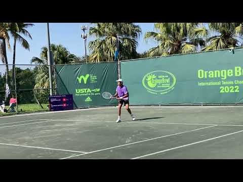 Rodrigo Pacheco Mendez 2022 Orange Bowl ITF Final