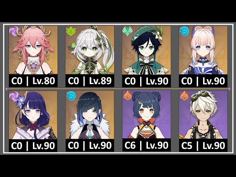 #1 C0 Yae Miko Hyperbloom and C0 Raiden National - Genshin Impact Abyss 3.2 - Floor 12 9 Stars