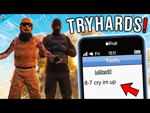 Trolling sweaty Tryhards until they rage quit! (GTA Online)