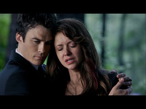 TVD 5x4 - Bonnie's funeral (Part 2) | Delena Scenes HD