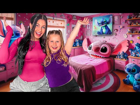 SUPRISING DAUGHTER WITH STITCH ROOM MAKEOVER!