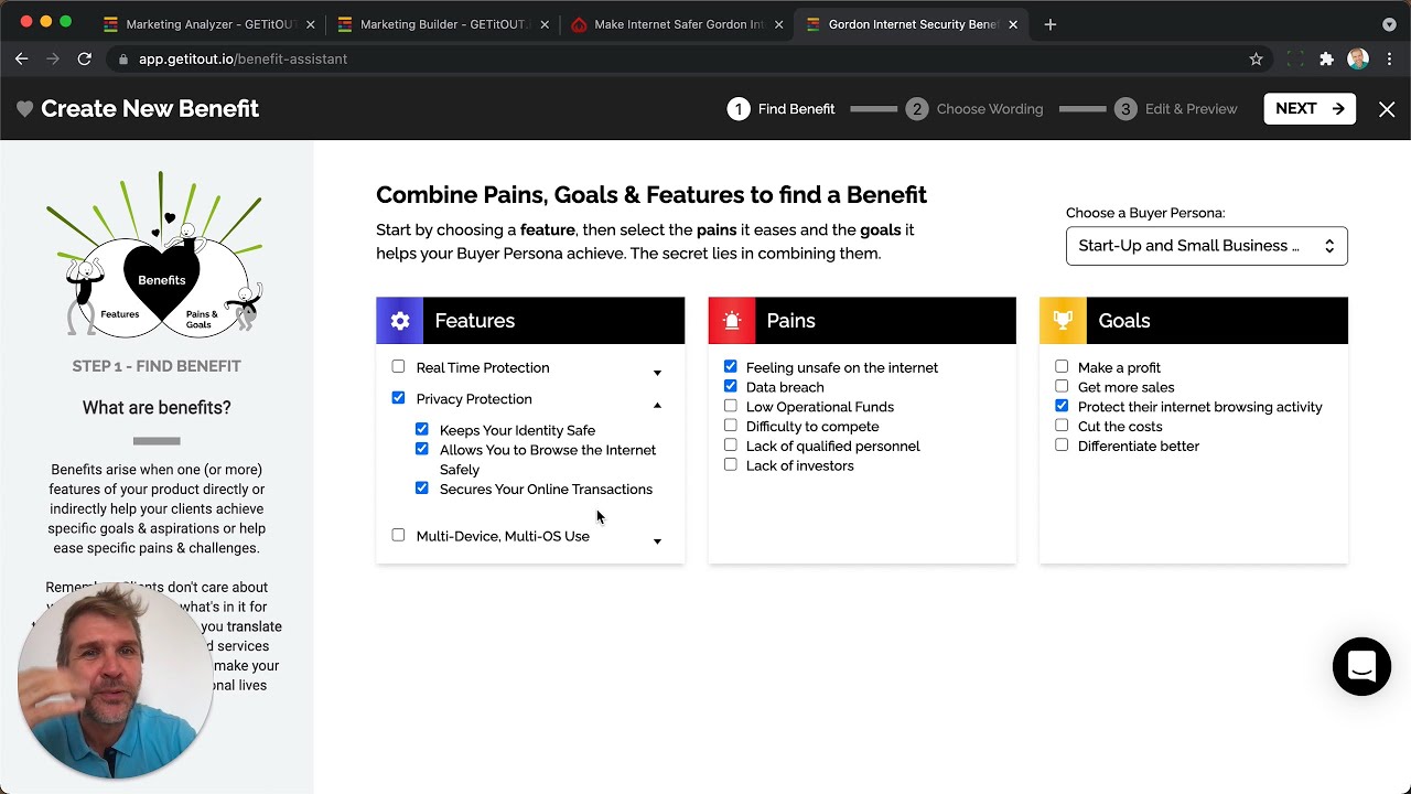GETitOUT.io - Generate marketing texts &amp; websites like a pro!