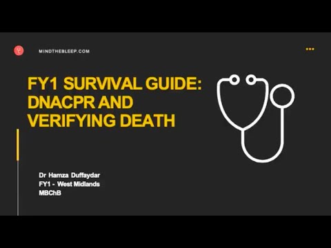 DNACPR and Verifying Death