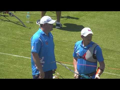 Men's Individual Recurve Open, round 2- Bennett v Kostal- Rio 2016 Paralympics