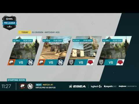 LIVE: PENTA Sports vs. HellRaisers - ESL Pro League | pro.eslgaming.com/csgo