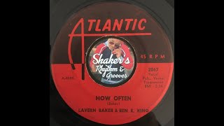 Lavern Baker &amp; Ben E. King &quot;How Often&quot; from 1960 on ATLANTIC #2067