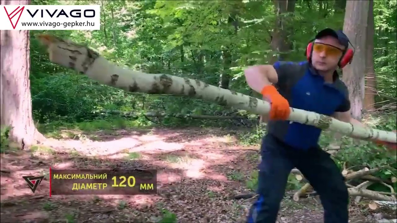 Benzinmotoros ágdaraboló szállítószalaggal - ARPAL AM-120BD-K