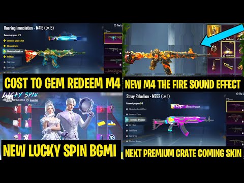Good News 😍 Tiger M416 & The Fire M416 All Effects | Next Ultimate Set Skin Rdeem | Next Lucky Spin 
