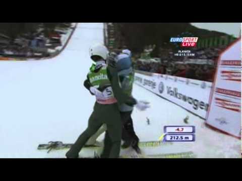 Robert Kranjec 212.5m Planica 2011 Team Competition Second Round