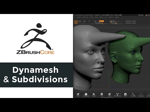 ZBrushCore: Using Dynamesh and Subdivisions #AskZbrush