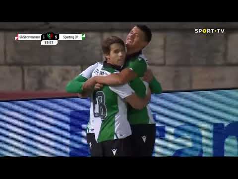 Goal | Golo Pedro Marques: Sacavenense 1-(6) Sporting (Taça da Portugal 20/21)