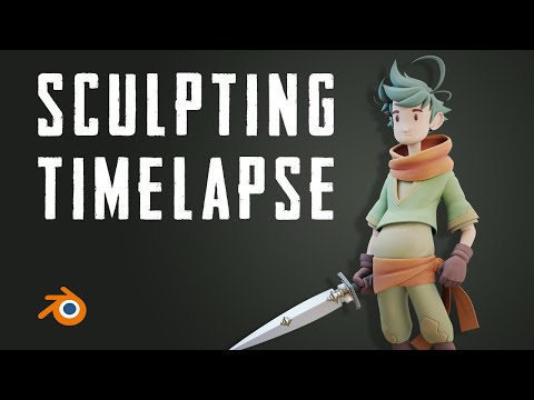 WARRIOR SCULPTING TIMELAPSE - BLENDER 2.93